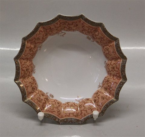 351 Asiet, rund bølget kant 17 cm  (8556) Kongelig Dansk Porcelæn Fairy Tale 
(Eventyr)