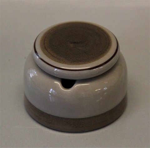 551 Sennepskrukke med låg 5,5 cm Dansk B&G Peru Stentøjstel Stoneware