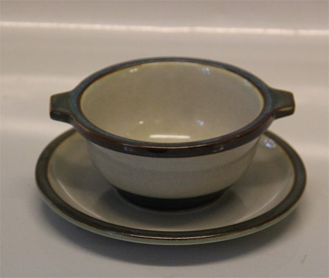 B&G TEMA Stoneware tableware 481 Cream soup cup 2,7 dl & saucer 16.7 cm