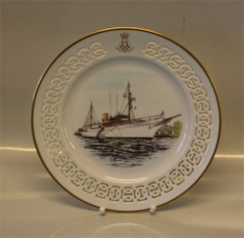 Danish Marine Plate The Royal Yacht "Dannebrog" 27.5 cm