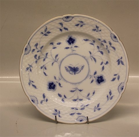 025 Dinner plates 24,5 cm (325) B&G Kipling Blue Butterfly porcelain with gold 
