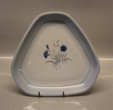 B&G Blue Demeter porcelain 040 Triangular dish 25 cm (354)
