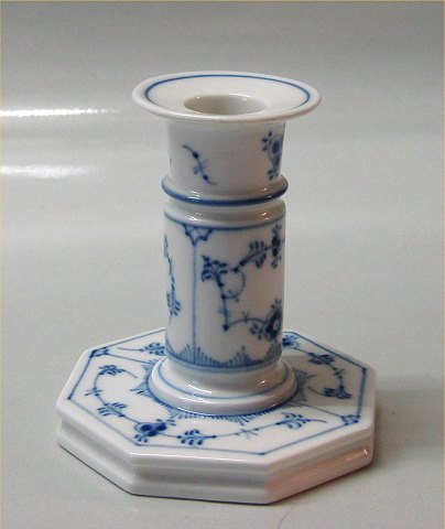 Blue Fluted Danish Porcelain 3303-1 Candlestick 11 cm