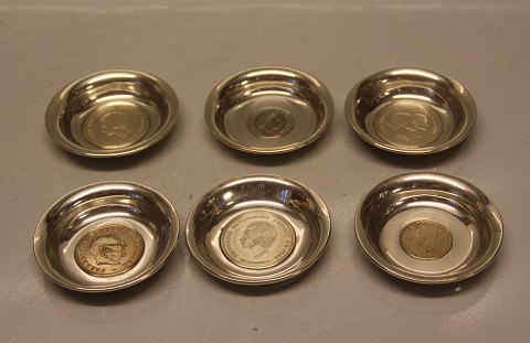 Sterling Sølvskåle med mønter 7 cm