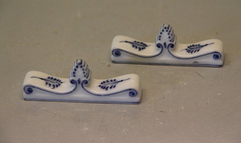 Antikke Kongelig Dansk Porcelæn Musselmalet 135-1 Knivstole 3 x 8 cm
