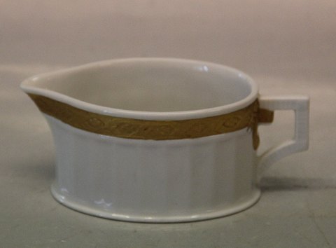 Royal Copenhagen Gold Fan Dinnerware 414-11541 Creamer 5 x 12 cm  (1114394) 10 
cl