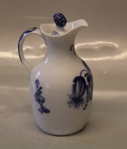 Kongelig Dansk Porcelæn Blå Blomst Flettet 8196-10 Eddike flakon med prop 15 cm 
V Eddikeflaske