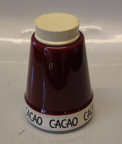 Kronjyden "Cacao" 14.5 cm Bordeaux 
 Krydderikrukker og køkkenkrukker fra Kronjyden Randers Retro Pastel 
