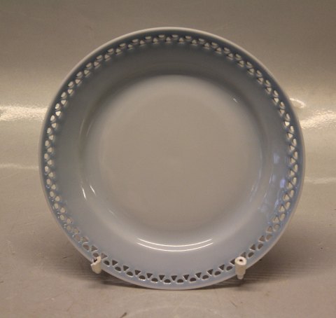 616.5 Plate 17 cm pierced rim B&G Blue tone - smooth tableware