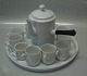 Kay Bojesen B&G Porcelain
 Tete-a-Tete set pot, tray, 9 cups and creamer flødekande