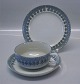Berte - Aluminia Royal Copenhagen faience (Prunella Form) Tea set