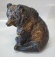 Aluminia Figurine 3823 Brown Bear, sitting 17,5 x 14
Signed JG