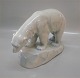Porsgrund Isbjørn i porcelæn 18,5 x 25 cm