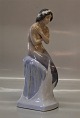 Royal Copenhagen figurine 
1210 RC Mermaid on ice rock Chr. T pre-1910 26 x 10