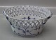Blue Fluted Full Lace
1050-1 Fruit Basket with handles 8 x 20 cm