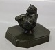 Just Andersen Bronzed Metal Just A. Disko Bear Paper weight 8.5 x 10 cm 1485