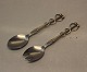 Hingelberg Sterling Small salad set. Steel and Sterling Silver 925 S