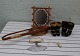 Inuit Handicraft - whip - kamiks and framed fur

