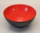 Krenit bowl Red by Herbert Krenchel 5.5 x 12 cm