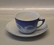Lagre B&G Seagull Porcelain without gold 103 Cup and saucer 1.5 dl (475)
