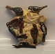 B&G Art Pottery B&G 133 Sparrows Relief 20 x 20 cm Mogens Boeggild MB
