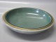Royal Copenhagen Craquelé, (Crackelure) 457-3606 RC Green bowl with gold 24,5 cm