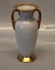 Kongelig Dansk  740-8648 Kg. Klassisk Amfora  Vase med håndtag 20 cm dekoreret 
med guld
