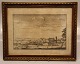 Original 1767 Etching of Mariager 32 x 25 cm