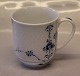 Blue Fluted Palmette Danish Porcelain 497-1 Mug with handle 8.5 cm 28 cl Cup 
(1017421)
