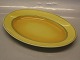 Gertrud Aluminia Yellow tableware 1814 Oval serving platter 32 cm