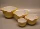 Kronjyden Randers Retro Bowl  Yellow and white bowl 11 x 20 cm, large