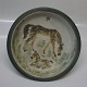 Royal Copenhagen Art Pottery 21585 Tray with horses KK