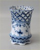 Blue Fluted Full Lace 1016-1 Vase  ca.11 cm
