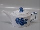 Danish Porcelain Blue Flower braided Tableware 8117-10 Tea pot, oval 23.5 x 13.5 
cm
