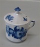 Blue Flower Angular Tableware 8586-10 Mustard cup with lid 9 cm