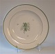 1513-14060 Cake plate 15 cm Green Melody #1513 Royal Copenhagen White glazed 
ribbed porcelain with green decoration and gold