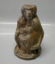 Danish Art Pottery Baboon 20 cm