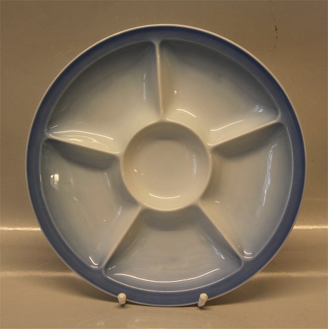 B&G Blue tone - seashell tableware Hotel 3118 Crudité plate 26.6 cm
