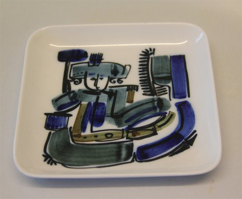 B&G Porcelain
Artist decorated tray  12.5 x 12.5 cm Steen Lykke Madsen