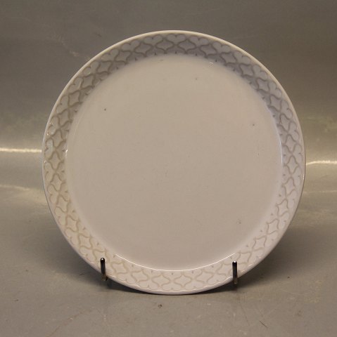 306 Bread and butter plate 17 cm / 6.75" Palet Cordial White  Nissen Kronjyden 
B&G Quistgaard  Stoneware