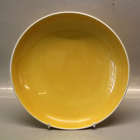 Bowl 25.5 x 5 cm Susanne Yellow Aluminia Faience
