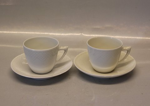 Elegance B&G Porcelain 102 Cup 1.25 dl and saucer 13.7 cm (305) WHITE and Cream