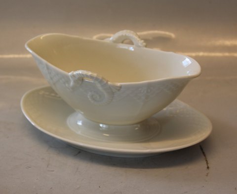 Elegance Cream 008 Sauceboat with handle 11 x 24 cm 3.5 dl (311)  B&G Porcelain