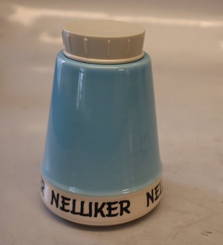"Nelliker" 9.5 cm, Lyseblå
 Krydderikrukker og køkkenkrukker fra Kronjyden Randers