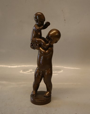 Legende børn Kai Nielsen nr 8 Bronze 23 cm L. Rasmussen København