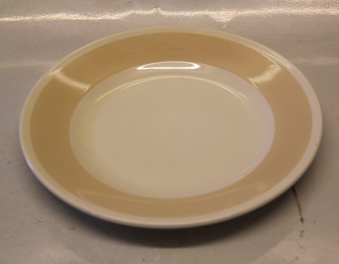 3005-4 Frokosttallerken 22,5 cm Hotelin Aluminia Fajance Lysebrunt  #-4 institutionsstel