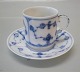 Blue Fluted Danish Porcelain
094-1 Mocha cup, thin and saucer 9 cm