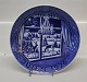 Royal Blue Christmas Plates Grande Porcelain of Copenhagen 18 cm 1974, 9175, 
1976, 1977 & 1978