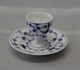 Blue Fluted Danish Porcelain
117-1 Egg cup on fixed stand 6,5 x 11 cm