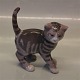 Royal Copenhagen cat figurine 305 RC Kitten standing AT 1993 11 x 10 cm tabby